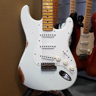 FENDER - Custom Shop Limited Fat 50s Stratocaster Relic Aged India Ivory 9235001501 image 2