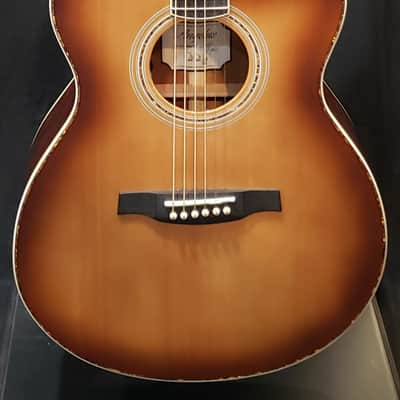PRS SE A40E Angelus with Fishman Sonitone Pickup 2022  Tobacco Sunburst image 1
