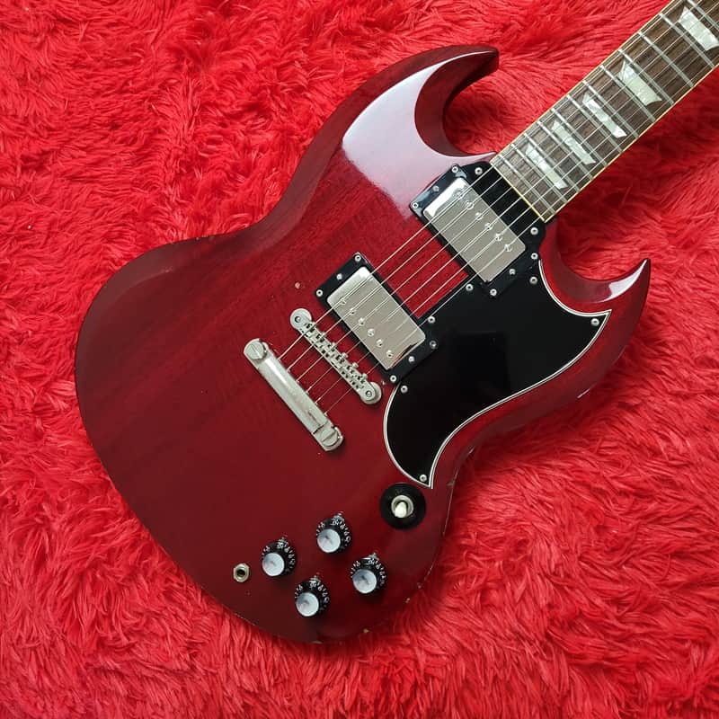 1990's Burny RSG-65 '63 (RSG-60 '63) Revival Series SG Standard - Cherry Red - Made In Japan MIJ image 1