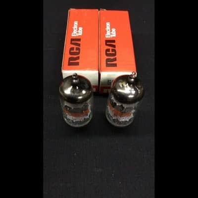 MATCHED PAIR NOS RCA 5963 (12AU7) Dual Triode VINTAGE Audio VACUUM TUBES 10.9858 image 3