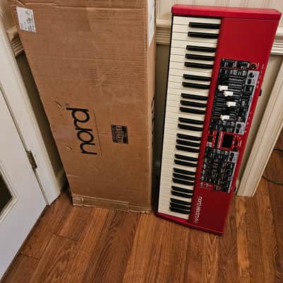 Nord Electro 6D SW61 Semi-Weighted 61-Key Digital Piano 2018 - 2022 - Red image 3