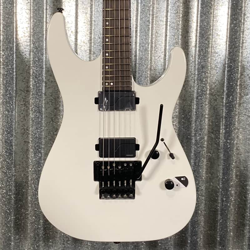 ESP LTD M-1000 Snow White Guitar & Case #0152 Used image 1