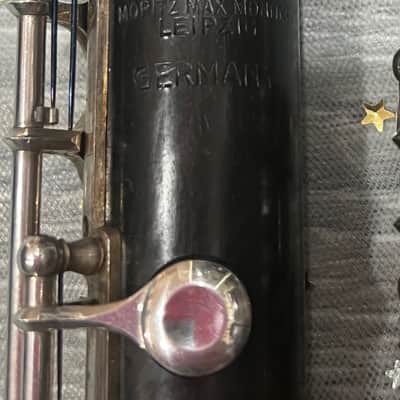 Moritz Max Monnig Leipzig Germany Flute 1930-40 - Grenadilla wood/Silver image 17
