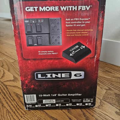 Line 6 Spider IV 15 15-Watt 1x8" Digital Modeling Guitar Practice Amp 2009 - 2016 - Black image 5