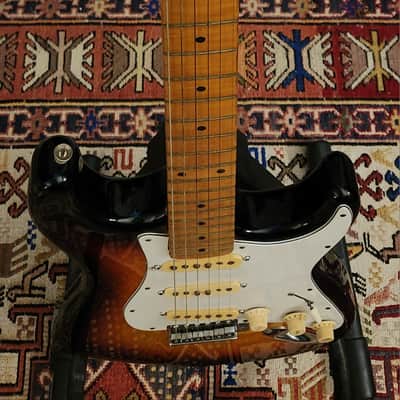 El Degas Stratocaster Sunburst w/ period DiMarzios 1971-76 Hoshino Gakki Japan image 17