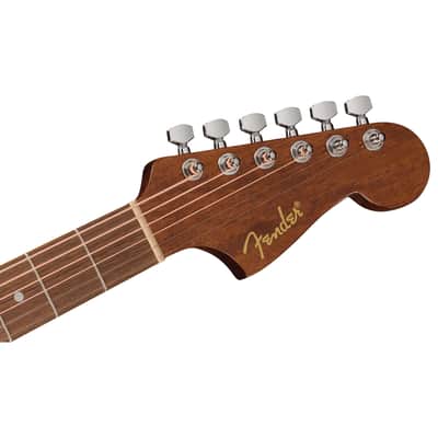 Fender California Standard Redondo CE, Spruce Top, Ivory Pickguard, Black image 5