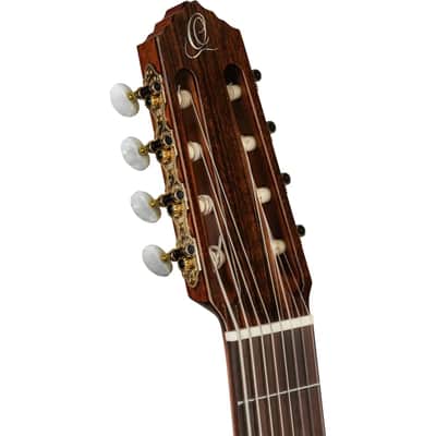 Ortega RCE158RW-8 Performer Series Solid Spruce Top Okoume Neck 4/4 Size Cutaway Nylon 8-String Classical Acoustic-Electric Guitar w/Pro Gig Bag image 16