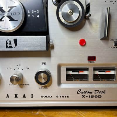 AKAI X-150D Reel to Reel Powers On NOT Working Parts Repair w/ Box image 3