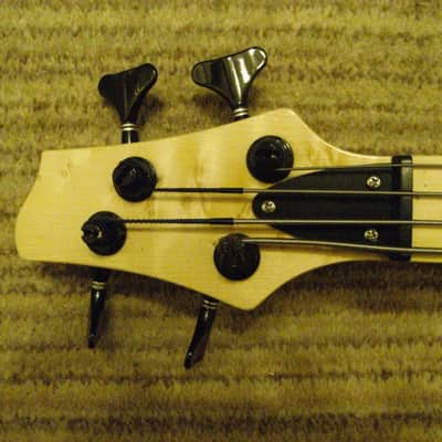 Warmoth Mockingbird Exotic Classic African Tulip Laquered. image 6