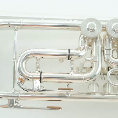 Yamaha Model YTR-938FFMS Custom Bb Rotary Trumpet SN 0086 DEMO MODEL image 12