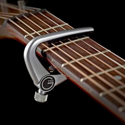 G7th Newport 5-String Partial Guitar Capo – Silver Finish image 1
