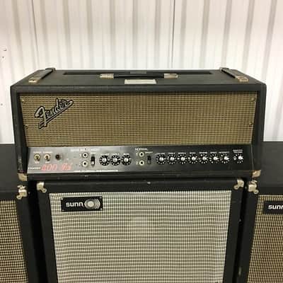 Fender 400-ps c 1969 original vintage USA 500 watt all tube monster bass guitar amplifier image 1