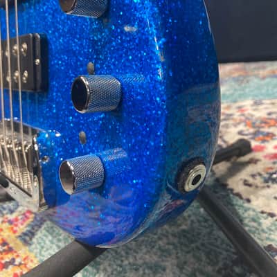 Tom Hamilton's Aerosmith, Custom G&L ASAT Blue Glitter Bass, 2010s PLUS Personalized NHL Hockey Jersey. AUTHENTICATED! (TH2 #4) image 12