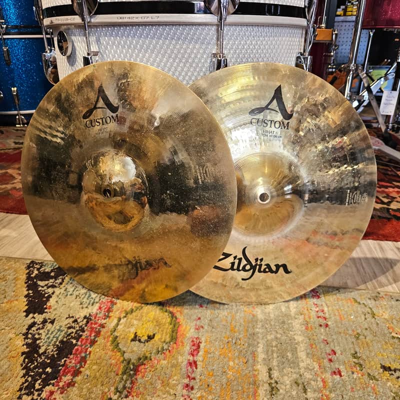 Zildjian A Custom 14" Hi Hats 1028g/1232g image 1