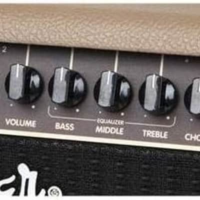 Fender Acoustasonic Guitar Amp for Acoustic Guitar, 15 Watts, with 2-Year Warranty 6 Inch Speaker, Dual Front-Panel inputs, 11.5Hx11.19Wx7.13D Inches, Tan image 5