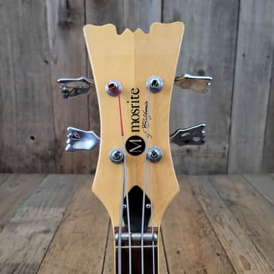 Mosrite Celebrity Hollowbody 4 String Bass 1968 - Natural Blonde image 5