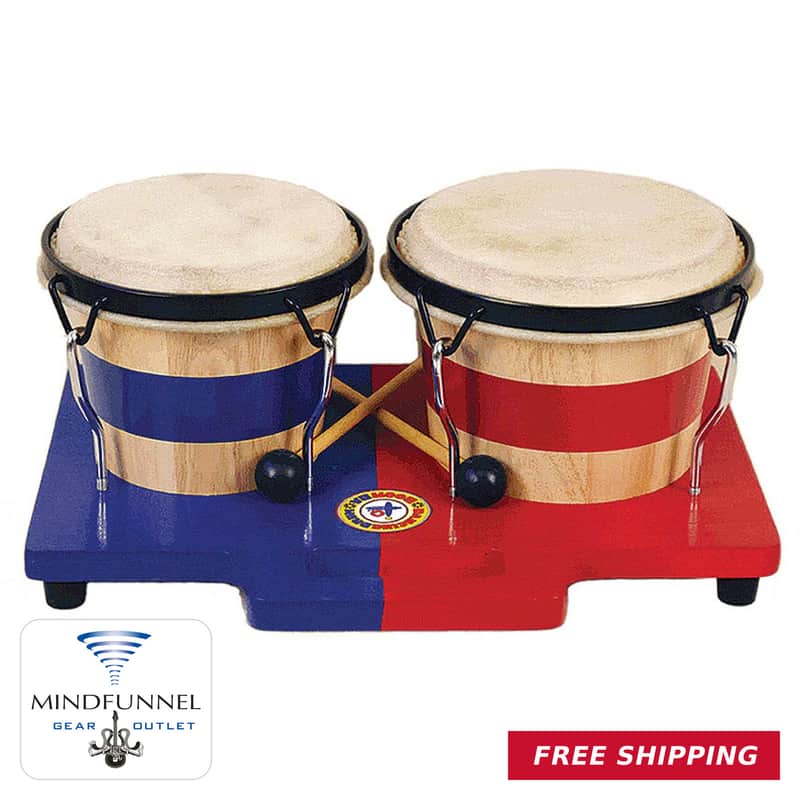Tycoon Dancing Drum Boomba Bongo w/ Rubber Mallets - New image 1