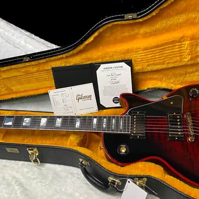 NEW! Gibson Dealer Select Custom Shop Les Paul Custom Red Widow AAA Figured Flame Top - Authorized Dealer - 10 lbs - G07343 image 15