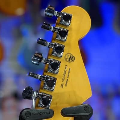 Fender American Ultra Stratocaster Left-handed - Texas Tea with Maple Fingerboard *FREE PLEK WITH PURCHASE*! 103 image 11