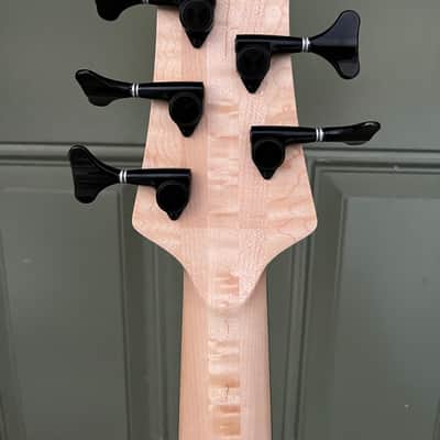 Fodera Imperial 5 MG Electric Bass 2015 - Koa / BRW image 6