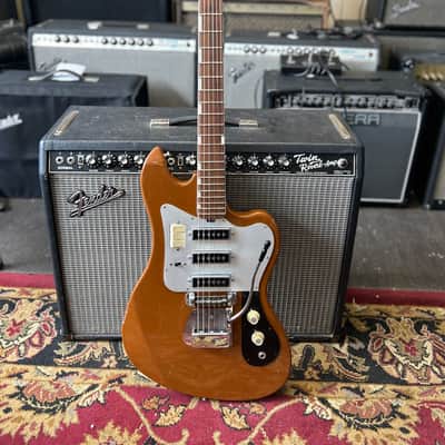 Teisco / Del Rey ET-320 1960s - Copper Metallic image 3