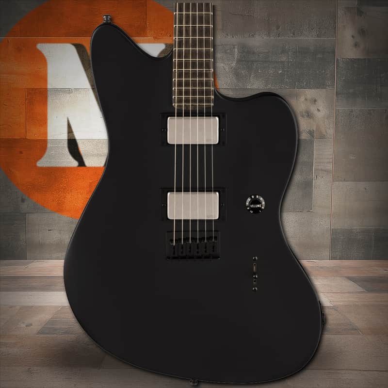 Fender Jim Root Jazzmaster Ebony Fingerboard - Flat Black image 1