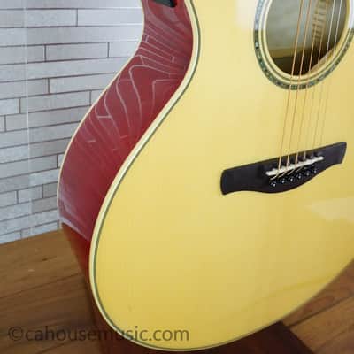 Ibanez AE170-NTR - Natural Top / Transparent Red Back and Sides image 7