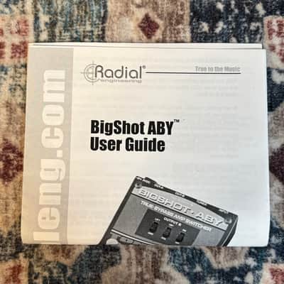 Radial BigShot ABY True Bypass Amp Switcher Guitar Pedal W/ Box! image 8