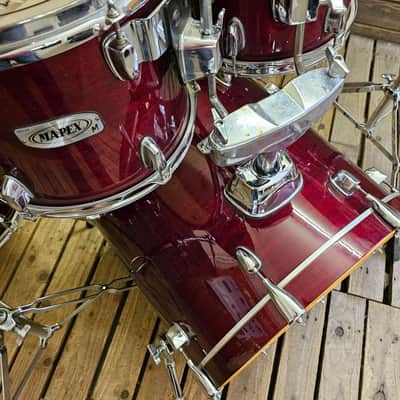 Drum Kit Mapex M Birch, Transparent Red Complete USED! RKMBK280726 image 4