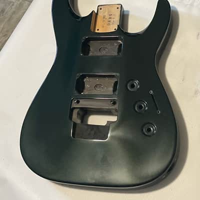 2000's Japan Jackson DKMG Dinky Forest Metallic Green Guitar Body Floyd Ready image 6