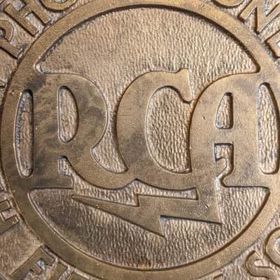 RCA  Photophone Brass Plaque / Photophone Era Vintage sign image 5