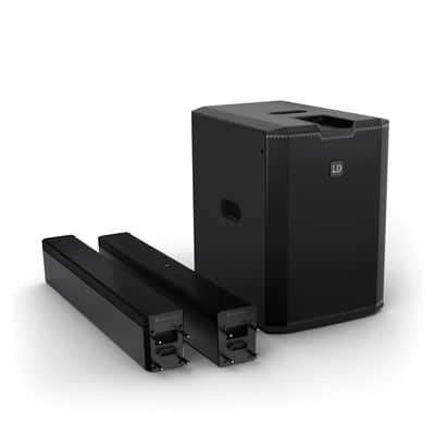LD Systems Maui 28 G3 Compact Cardioid Column PA System With DSP 2060W (Black) image 5
