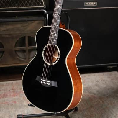 Taylor Custom Shop 2024 Grand Concert 12-Fret Acoustic/Electric - Black Top Mahogany/Mahogany with Hardshell Case image 20