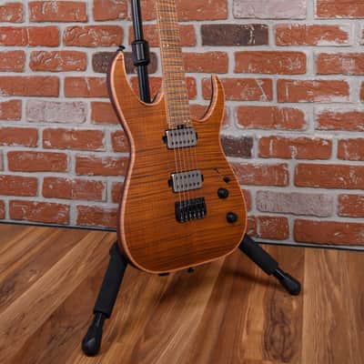 Jackson Signature Misha Mansoor Juggernaut HT6FM Flame Maple Top Satin Amber Tiger Eye 2026 w/OHSC image 3
