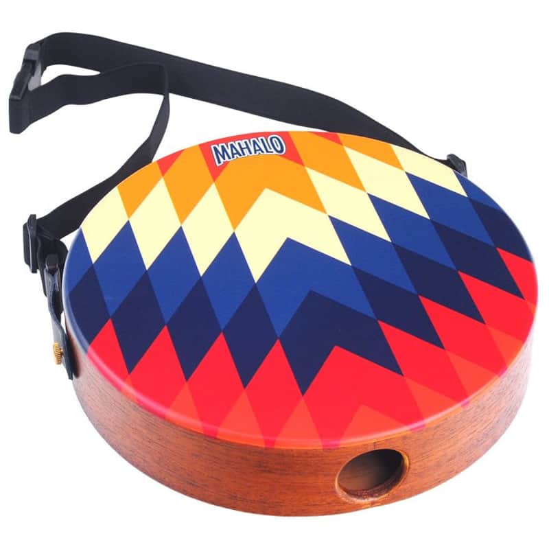 Mahalo Lap Top Cajon Drum Weaving Design with FREE Strap & Bag image 1