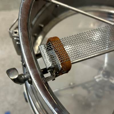 Ludwig&Ludwig Silver Anniversary 6 1/2 X 14" Snare Drum (TL-416) 1936 - Nickle Over Brass (NOB) image 12