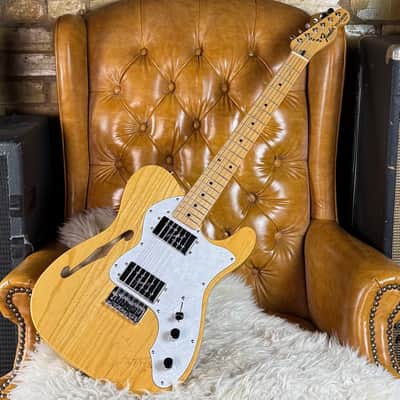 1996 Fender TN72 Thinline Telecaster Natural ‘72 Vintage Reissue MIJ Made In Japan Electric Guitar W/ Tweed Hardshell Case! image 1