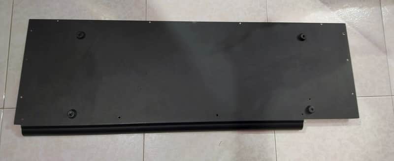 KORG M1 BACK PANEL ORIGINAL 1989 IS GOOD ORIGINAL PART MADE IN JAPAN A FEW MARKS image 1