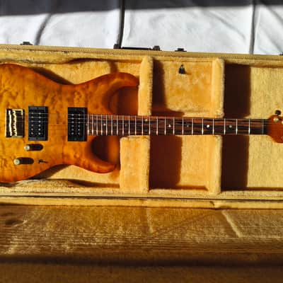 Carruthers - Extremely Rare!!! One-off Custom Order "Super Strat" mid 1990s - Carved Top and Chambered - Collector's condition! image 3