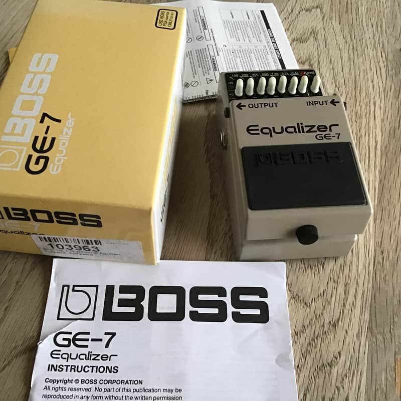 Boss GE-7 Equalizer (Black or Silver Label) 1997 - Present - Grey image 1