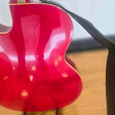 MEMORIAL DAY SALE: 15% OFF!!! Gretsch Historic Pre-Fender Gretsch G3150 Historic Series Streamliner Hollowbody — Peerless Korea — TV Jones Classic Plus & Magna'Tron — Hardshell Case Series Stream Liner Late 90s - early 2000s - Transparent Cherry image 9