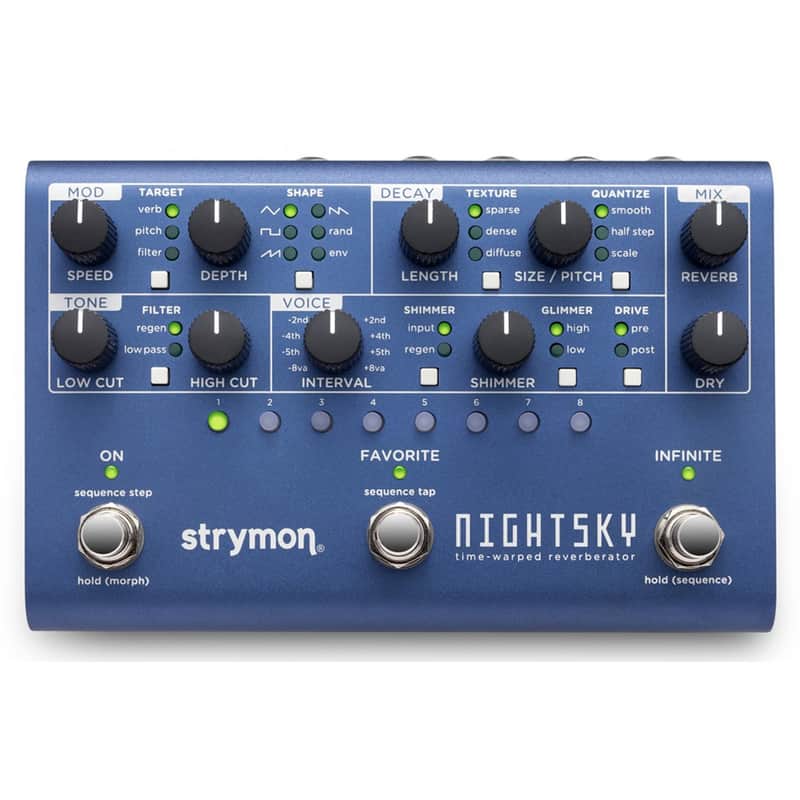 Strymon NightSky Time-Warped Reverberator Reverb Pedal image 1