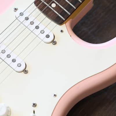 MINT! 2023 Nash S-63 Electric Guitar Shell Pink Relic + Fender Case image 4