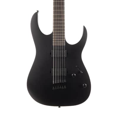 Ibanez RGRTBB21 Iron Label RG Baritone - Black Flat image 1