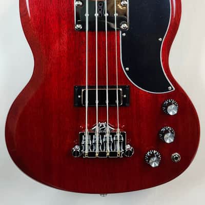 Gibson SG Standard Bass Guitar, Heritage Cherry W/Case image 7