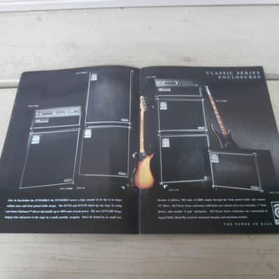 2006 Ampeg Catalog! Rare, Original Case Candy, Paperwork! image 3