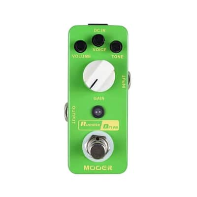 Mooer MOD2 Rumble Drive 2010s - Green image 1