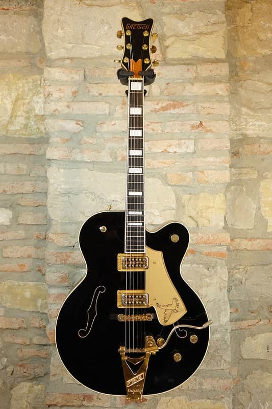 GRETSCH G7593 Black Falcon with Bigsby - Made in Japan 2003 - Black image 1