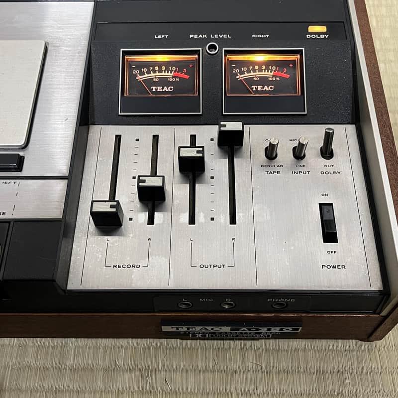 TEAC A-350 Vintage Stereo Cassette Deck | Reverb