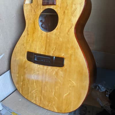 Handmade 40in Bearclaw Sitka Brown Ebony Wide Nut Shellac image 20
